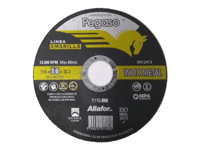 DISCO METAL/INOX PEGASO